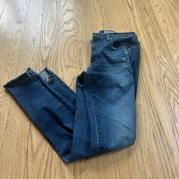 AG Adriano Goldschmied Women’s The Legging Ankle Super Skinny Blue Jeans Size 29